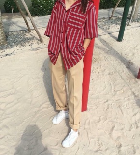Áo sơ mi lụa nam nữ hàng unisex