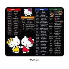 Lót Di Chuột Phím Tắt Văn Phòng 30 * 25cm - Bàn Di chuột nhỏ