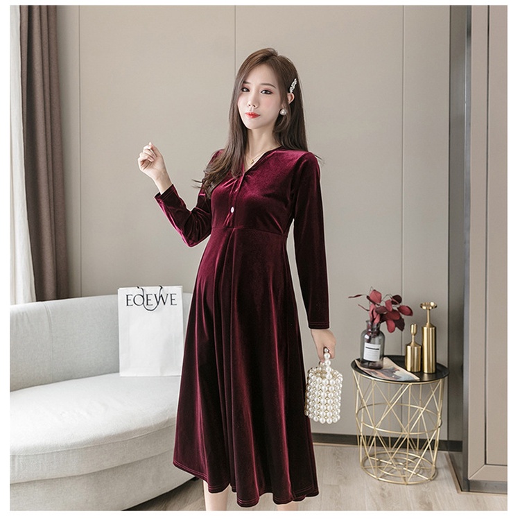 Váy Bầu Đầm Bầu NHUNG A2272