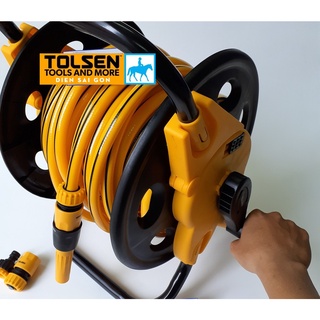 Rulô cuộn ống nước 1/2inch up to 45m tolsen 57221