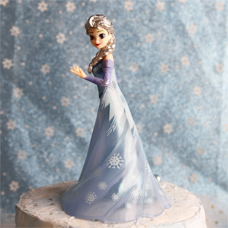Mô hình công chúa Anna/Elsa 14-16cm dùng trang trí bánh kem