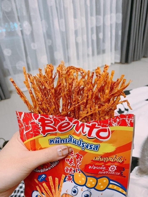 Mực Bento Sợi Thái Lan Cay Siêu Ngon - Hàng Có Sẵn, Date Mới ( ĐỒ ĂN VẶT THÁI LAN ) | BigBuy360 - bigbuy360.vn