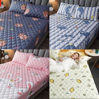 set Ga chun trần bông chống thấm mẫu mới( 1ga+2 vỏ gối) sẵn hàng