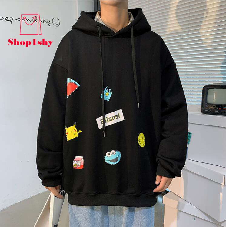 Áo Hoodies Có Nón Dài Tay Thời Trang Nam