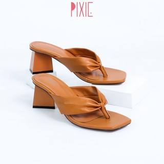 Guốc Cao Gót 5cm Xỏ Ngón Pixie X491