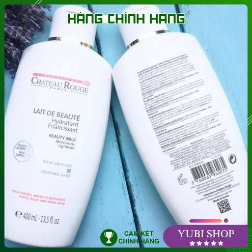 KÍCH TRẮNG DƯỠNG THỂ CHATEAU ROUGE - DƯỠNG THỂ KÍCH TRẮNG DA CHATEAU ROUGE PARIS LAIT DE BEAUTE PHÁP 400ML - Sale