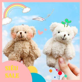 [FREESHIP TỪ 100K] Móc khóa gấu bông phong cách Ulzzang Hàn Quốc siêu xinh
