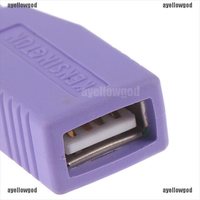 (Ayg) Cáp Chuyển Đổi Usb Female Sang Ps2 Ps/2 Male