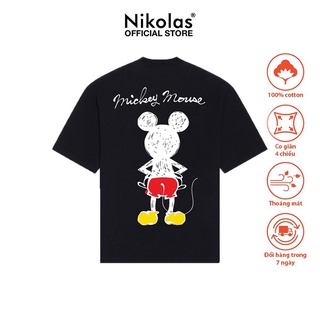 Áo thun trẻ em nikolas 100% cotton mickey mouse v2