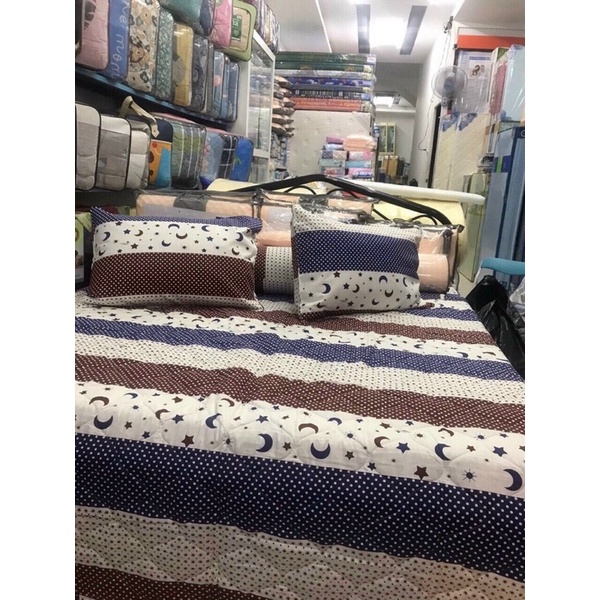 Drap 100% cotton  5 món đủ size 1m-1m8x2m