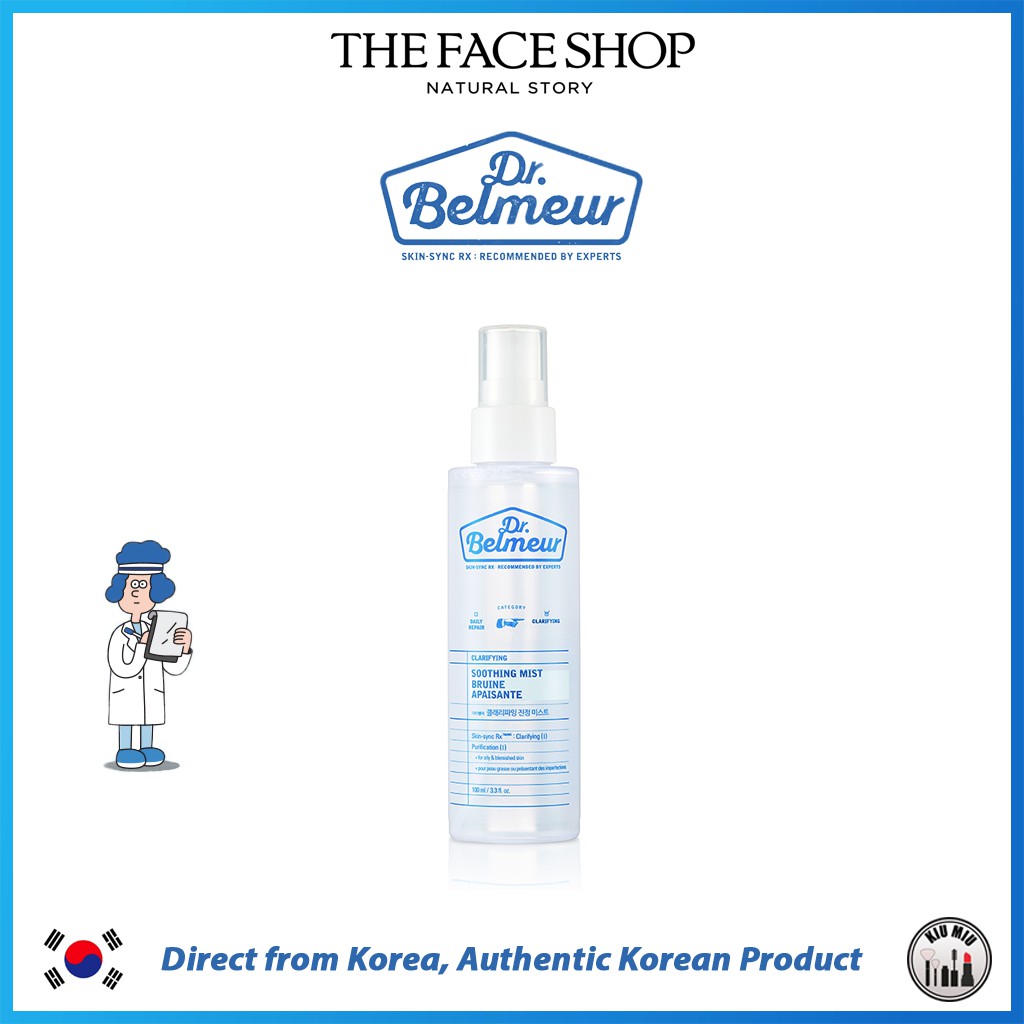 Dr. Belmeur Clarifying Soothing Mist 100ml *ORIGINAL KOREA*