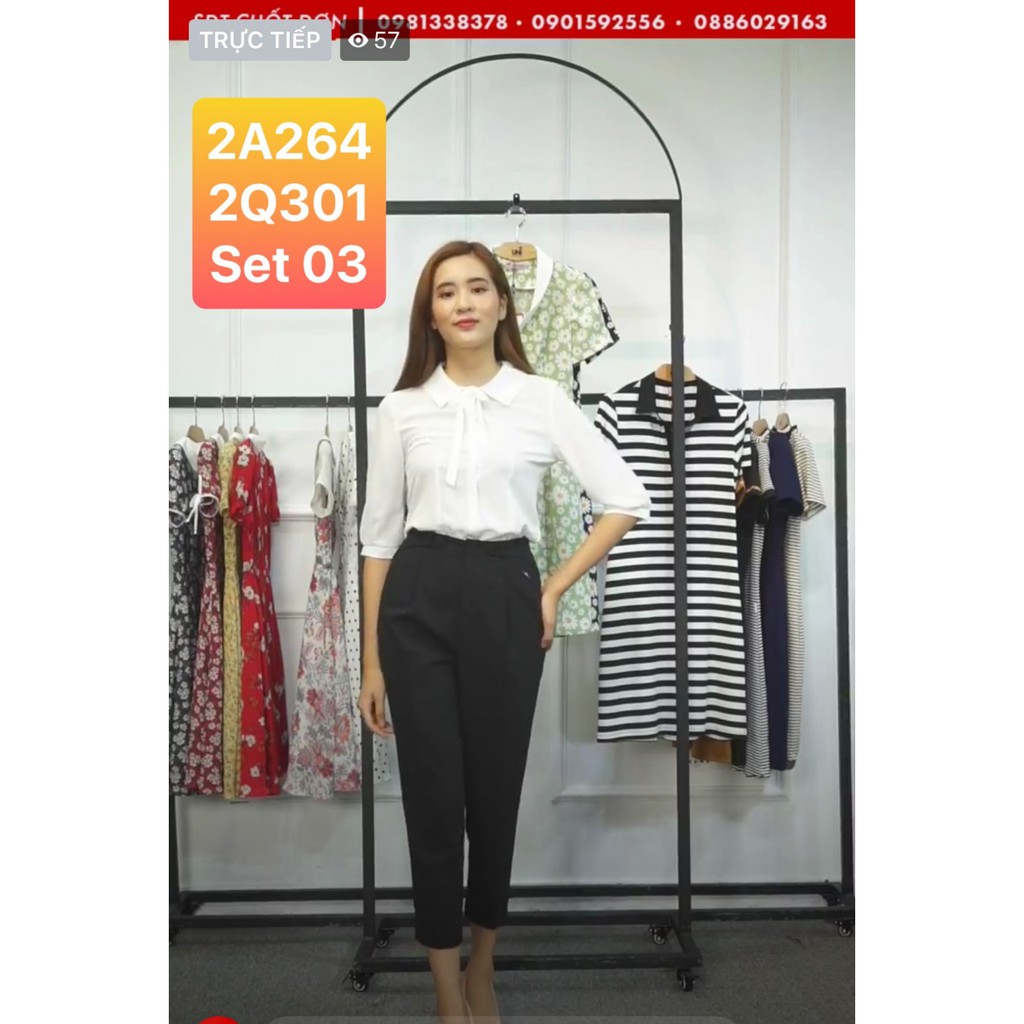 Quần Tây Nữ UNIVTH Công Sở Dáng Baggy 9Q0102 Uni Korean Fashion