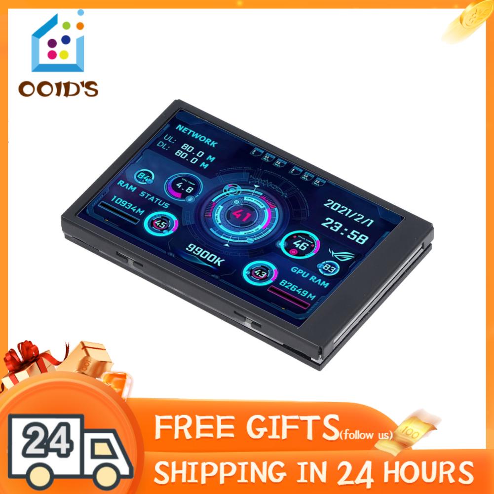 Ooidshop IPS USB Mini Screen CPU GPU RAM HDD Data Monitor Type C Sub for AIDA64 Itx Case 3.5in V2