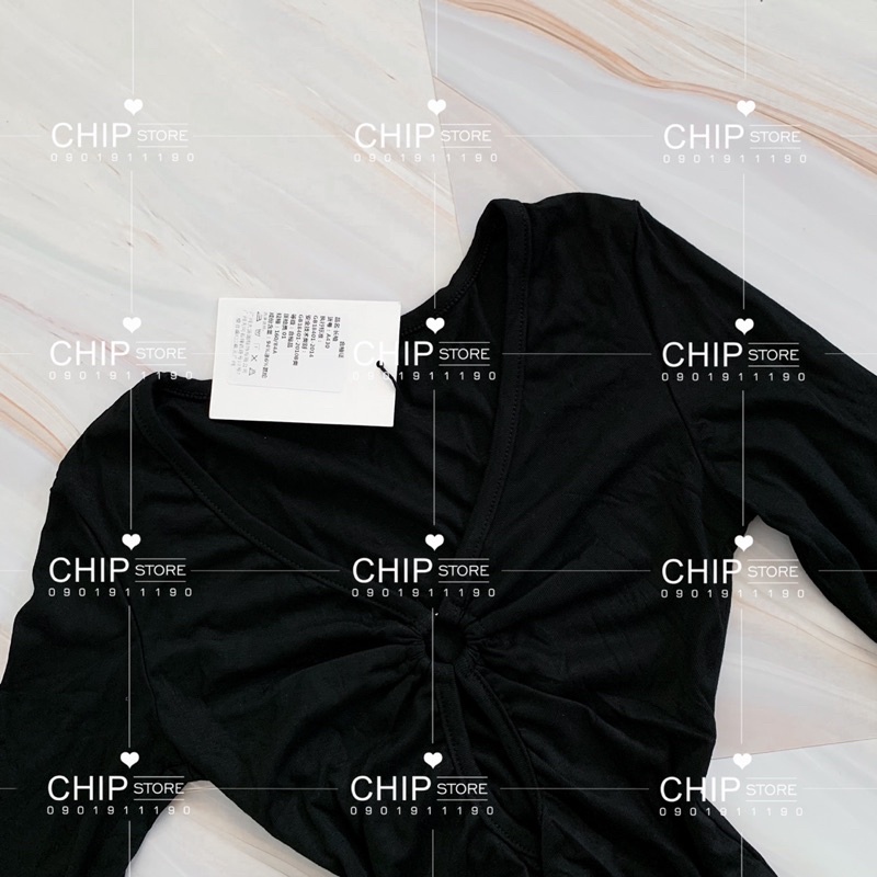 ÁO BODYSUIT CUT OUT XUẤT ÂU LẠ MẮT HOT INS