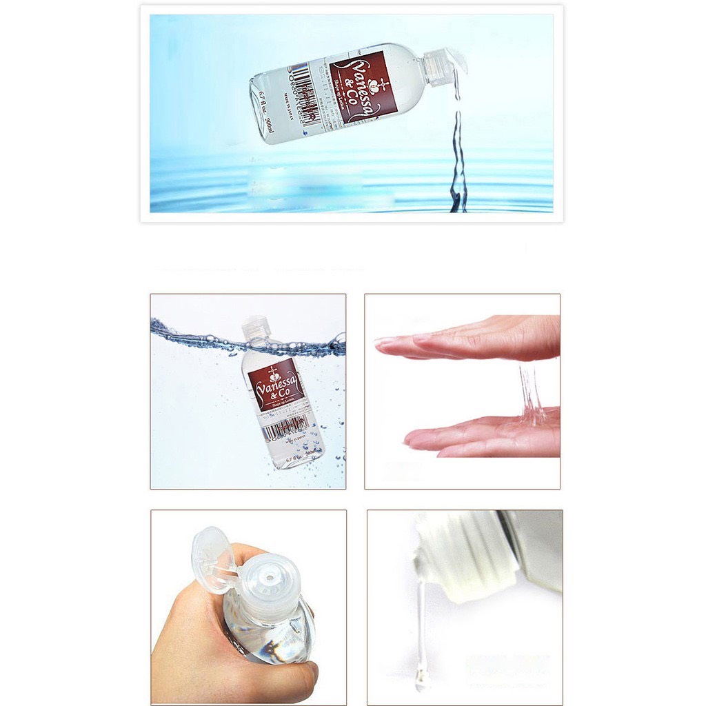 ( Che tên sản phẩm ) Gel Bôi Trơn VANESSA &amp; CO Masage Body Hàng Nhập Khẩu Nhật Bản - 200ml
