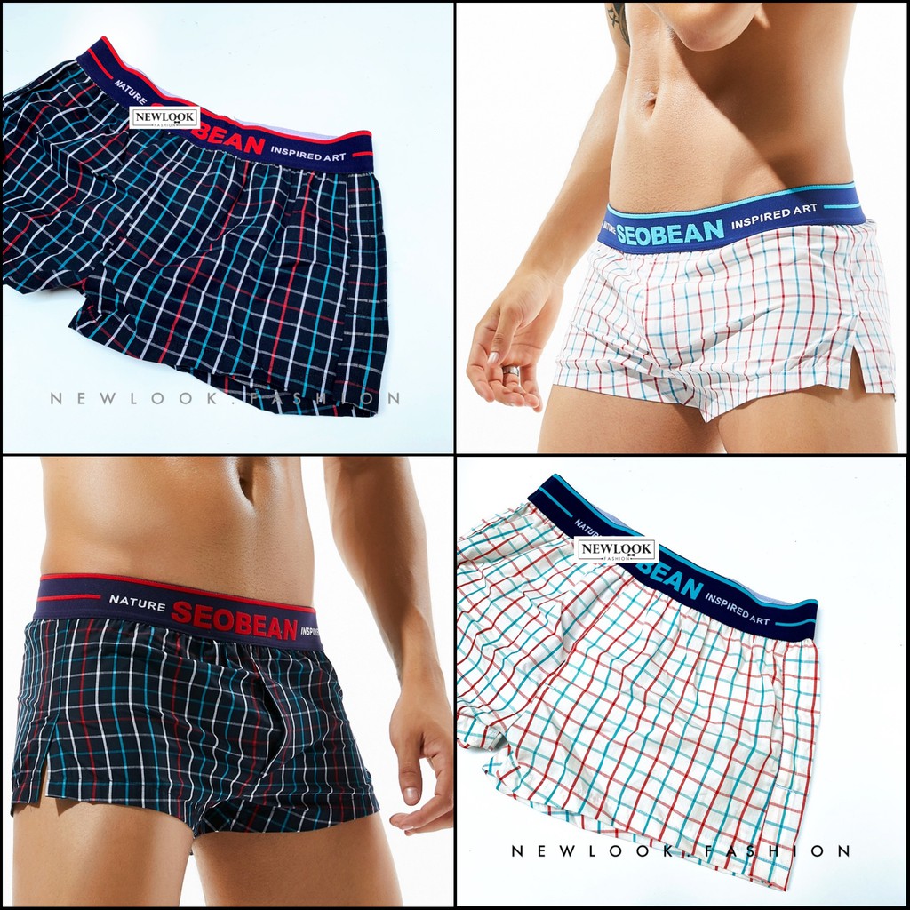 ★ [HÀNG LOẠI 1] QUẦN MẶC NGỦ NAM MẶC NHÀ VẢI KATE CARO LƯNG THUN IN CHỮ NỔI THỜI TRANG