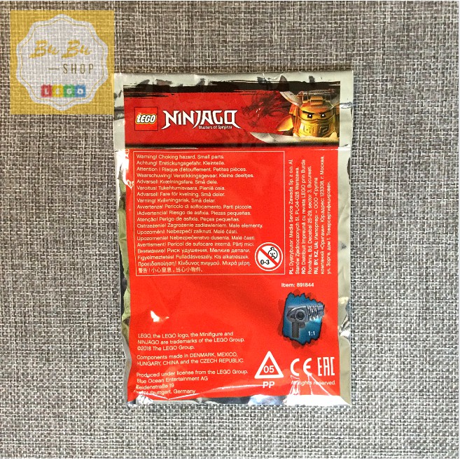 Lego Ninjago 891844 - Nitro foil pack - Bộ xếp hình Lego Nhân vật Nitro