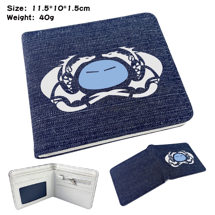 Ví Vải Jean In Hình Hoạt Hình Rimuru Tempest Benimaru Thời Trang Cho Nam Và Nữ