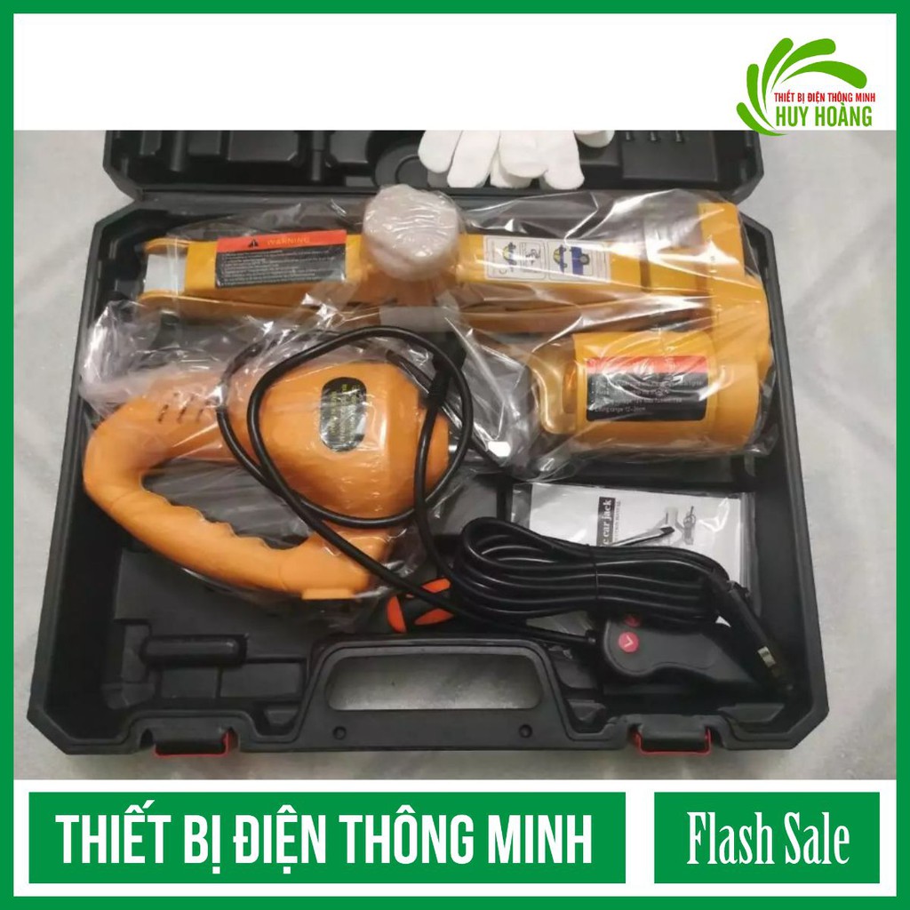 Bộ kích gầm ô tô 2t Sedan , cứu hộ lốp ô tô 12v 2 trong 1 -Nâng Gầm xe hơi + Máy bắn ốc