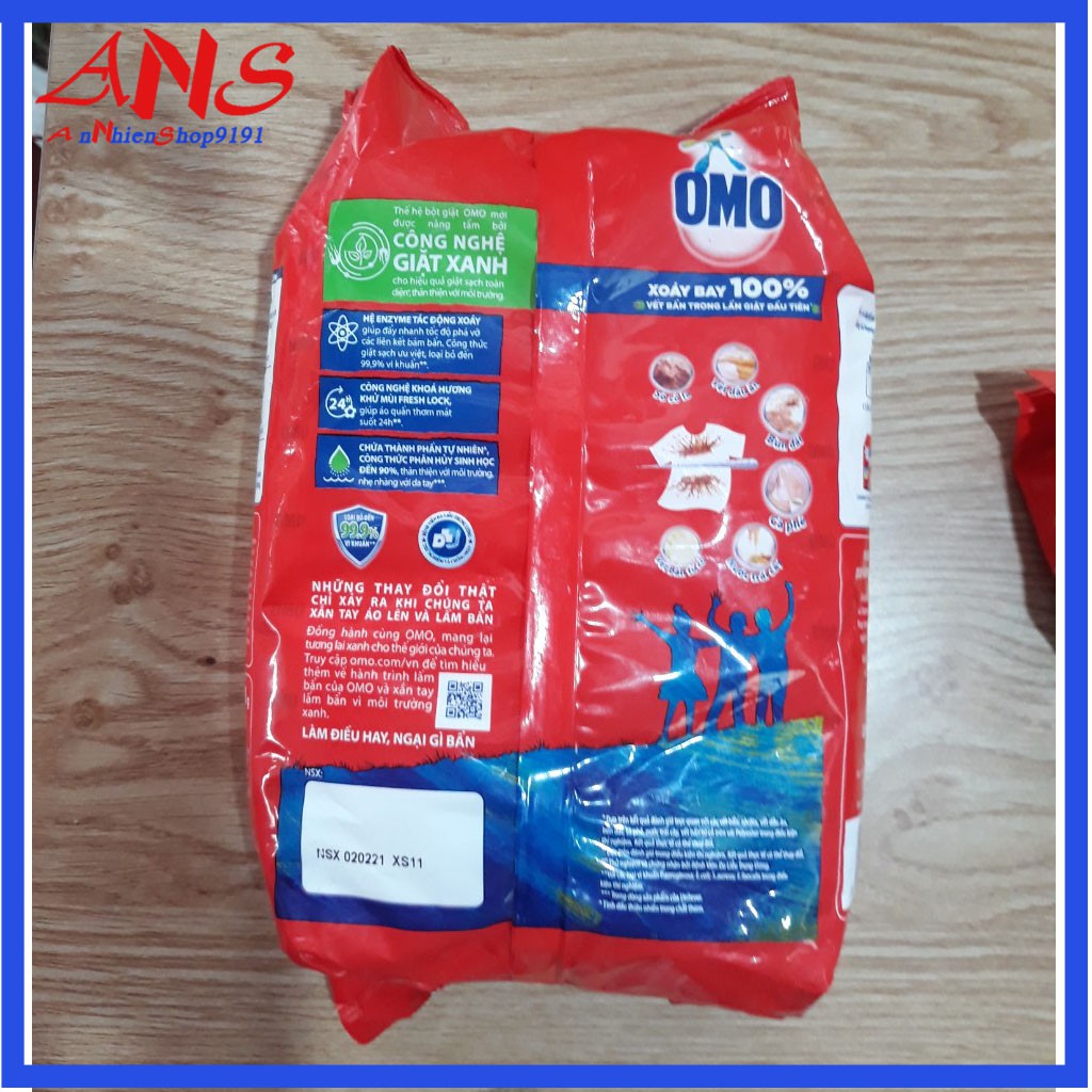 Bột giặt Omo gói 800/780gr