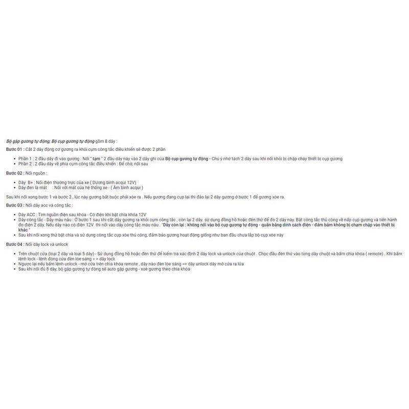 Bộ khung xương và motor gập gương cho MITSUBISHI TRITON 2019-2021