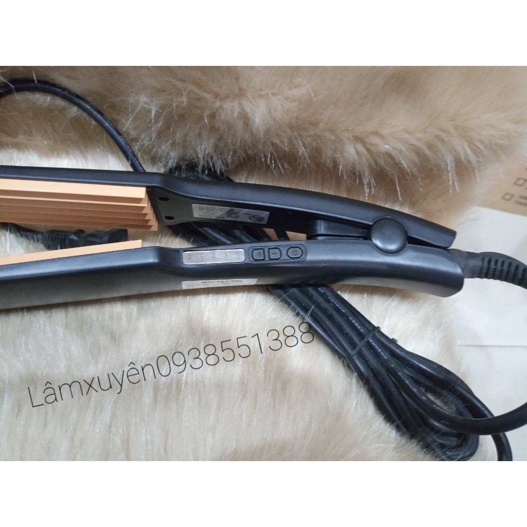 Máy bấm tóc CRA -203bấm tóc xù đẹp,mềm bóng đẹp với chất liệu thép titan giúp Máy bấm êm, nhanh, không rít tóc