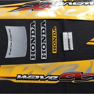 Bộ tem WAVE ANPHA 2011 WAVE @ 2011, TEM DÁN XE MÁY TEM 3 LỚP