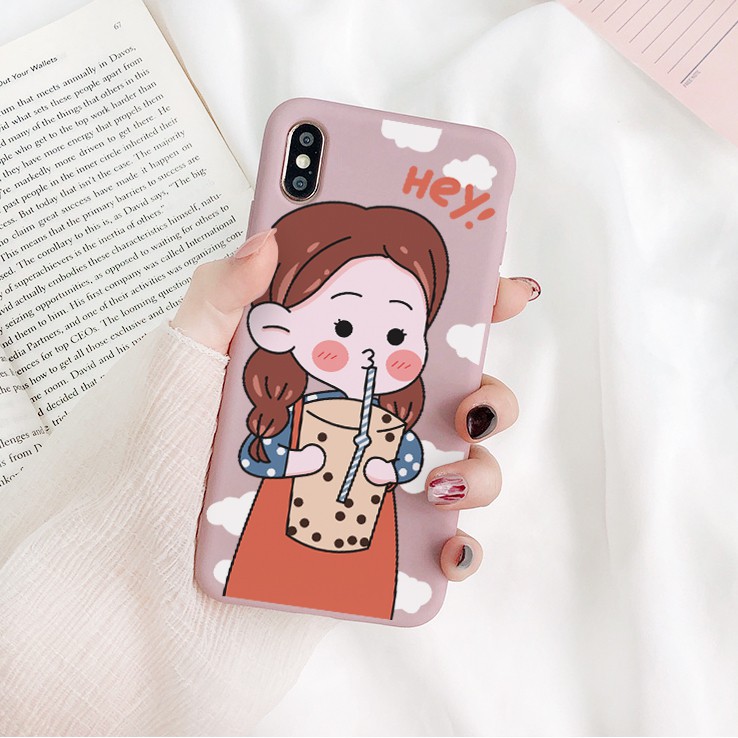 Ốp lưng iphone - Ốp iphone  Milk Tea Couple 5/5s/6/6plus/6s/6splus/7/7plus/8/8plus/x/xr/xs/11/12/pro/max/plus/promax