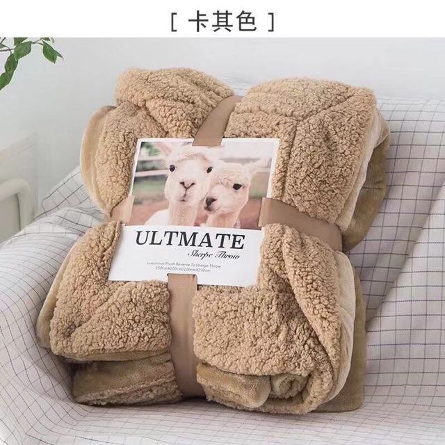 Chăn Lông Cừu ULTMATE (nặng 2,3 kg , 2m*2m3) với 10 tông màu