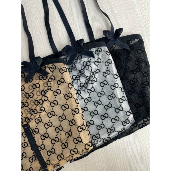 Áo 2 dây croptop phối lưới siêu tôn da tôn dáng ( kèm ảnh thật)