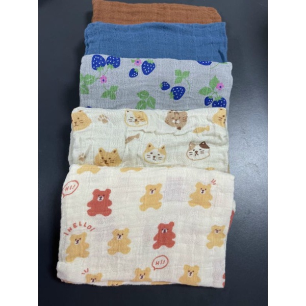 Set 5 Khăn xô Khăn Quấn PIPPI 70×70cm CM xuất Đan Mạch