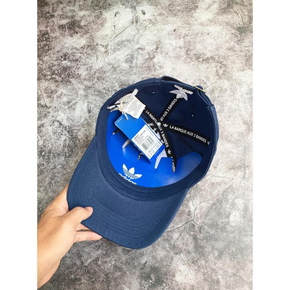 Mũ / Nón thể thao - Adidas RELAXED BIG TREFOIL HAT - Navy | CM3917 / HÀNG XUẤT DƯ XỊN |CAM KẾT CHẤT LƯỢNG