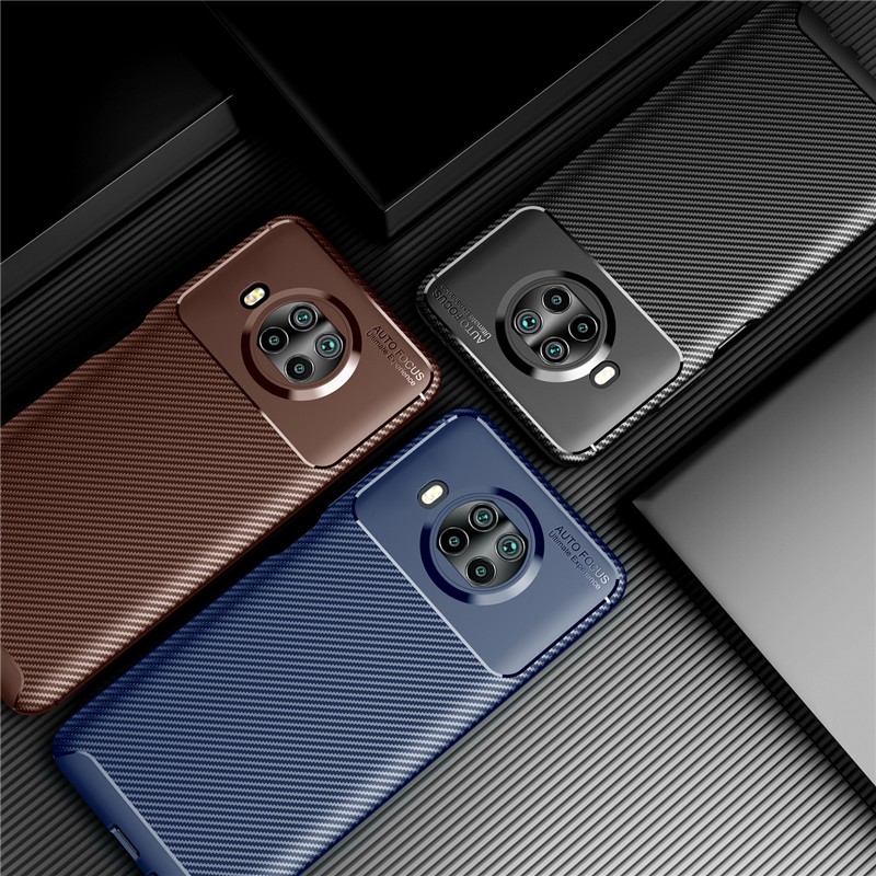 Ốp điện thoại TPU mặt lưới nhám tỏa nhiệt chống trầy cho Xiaomi Redmi Note 9 Pro 5G/Note 9 4G 5G