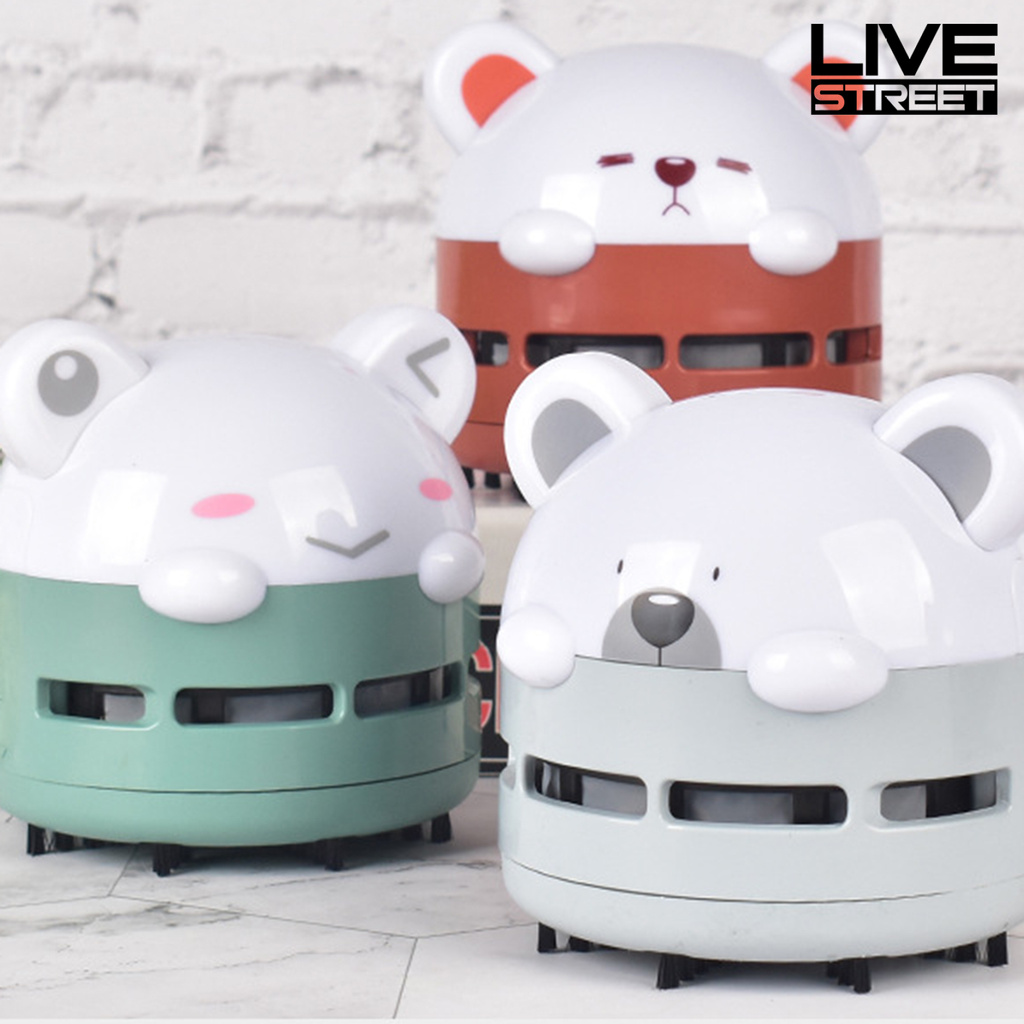 Máy Hút Bụi Để Bàn Có Đèn Led Hình Gấu Dễ Thương | BigBuy360 - bigbuy360.vn