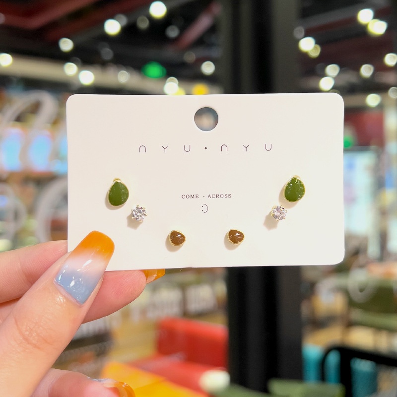 [Bộ 3 Đôi] Bông Tai Phụ Kiện Thời Trang Cho Nữ HAA004