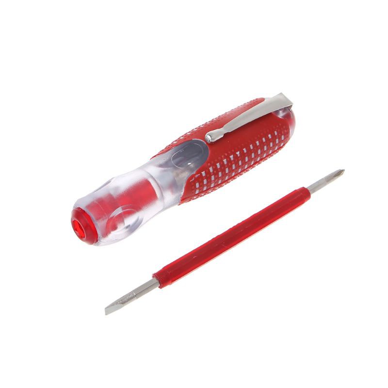 Bút thử điện 100 - 500V đầu có rãnh tiện dụng chất lượng cao