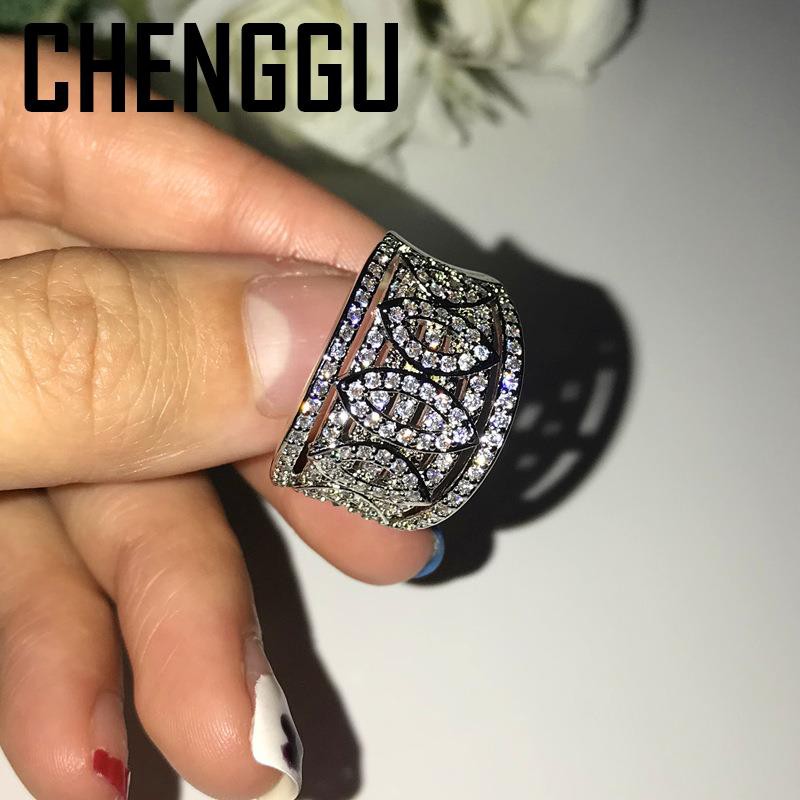 Nhẫn Mạ Bạc 925 Đính Đá Zircon Aaa Thời Trang Cho Nữ