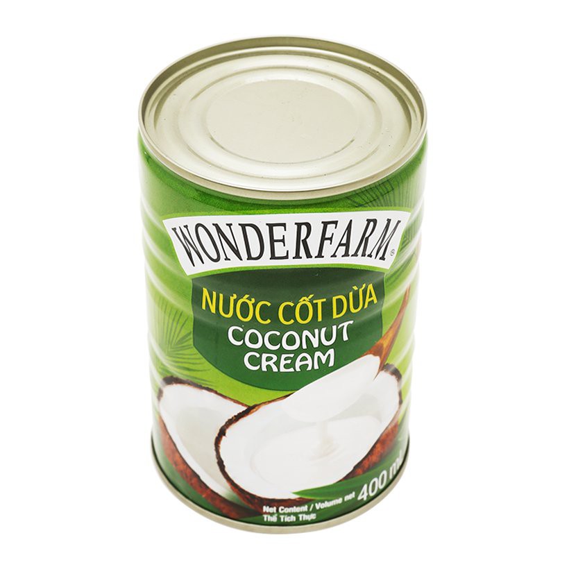 Nước Cốt Dừa Wonderfarm lon 400ml