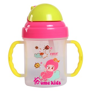 Bình uống nước ống hút Farlin 240ml Đài Loan 9M+