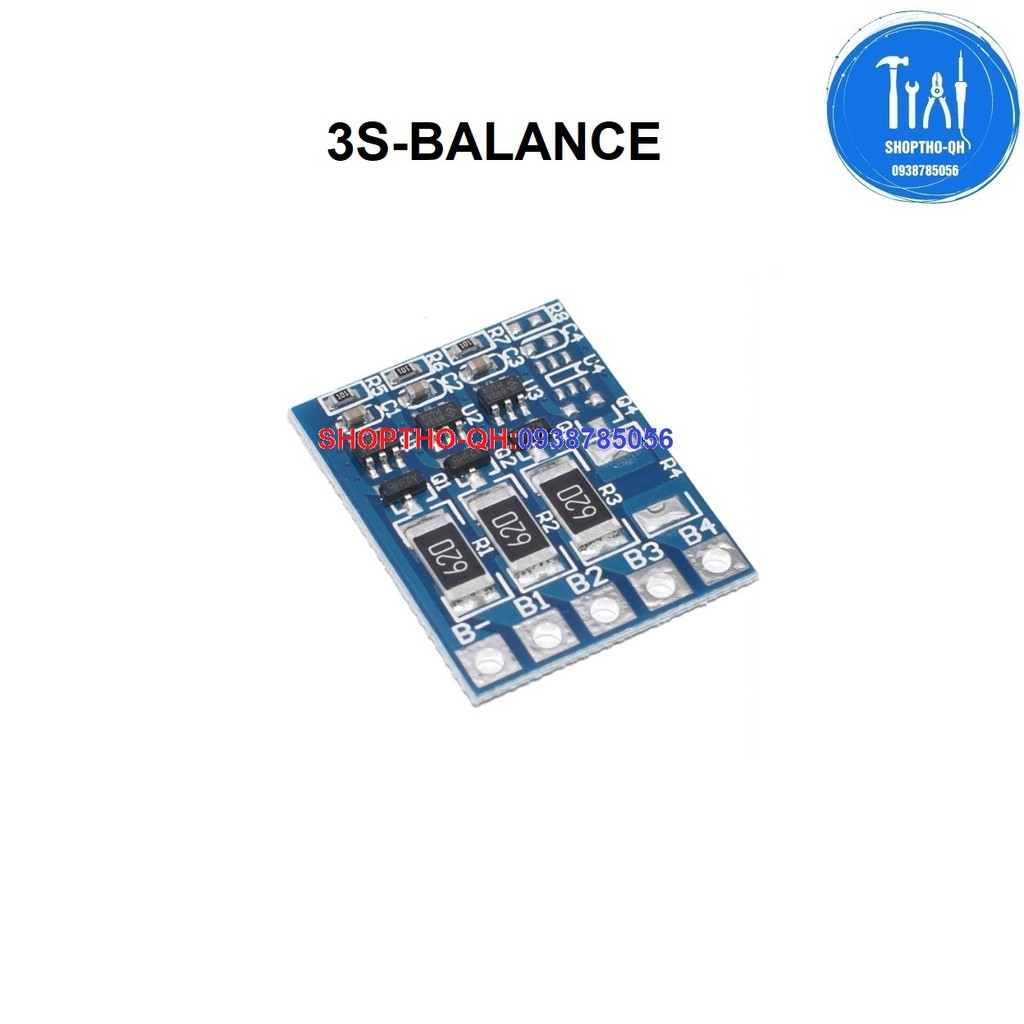 Bảng cân bằng pin lion 18650 -3S -12,6V