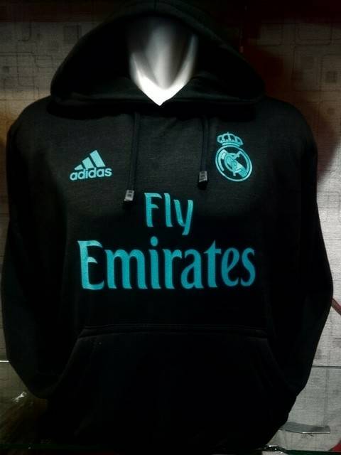 Áo Khoác Hoodie In Chữ Real Madrid Thời Trang 2018