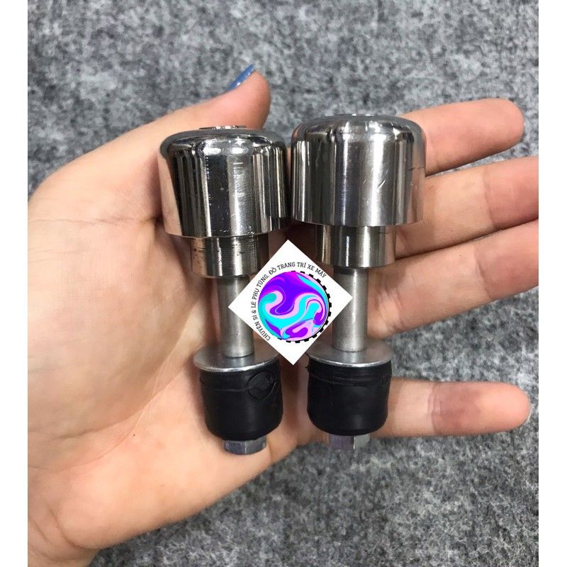 Gù tay lái xe wave inox đặc