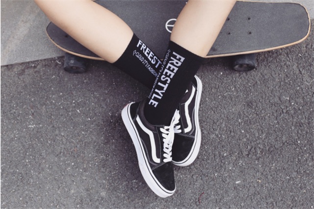 🧦🧦🧦 Vớ tất cổ cao phối chữ “ FRESTYLE “