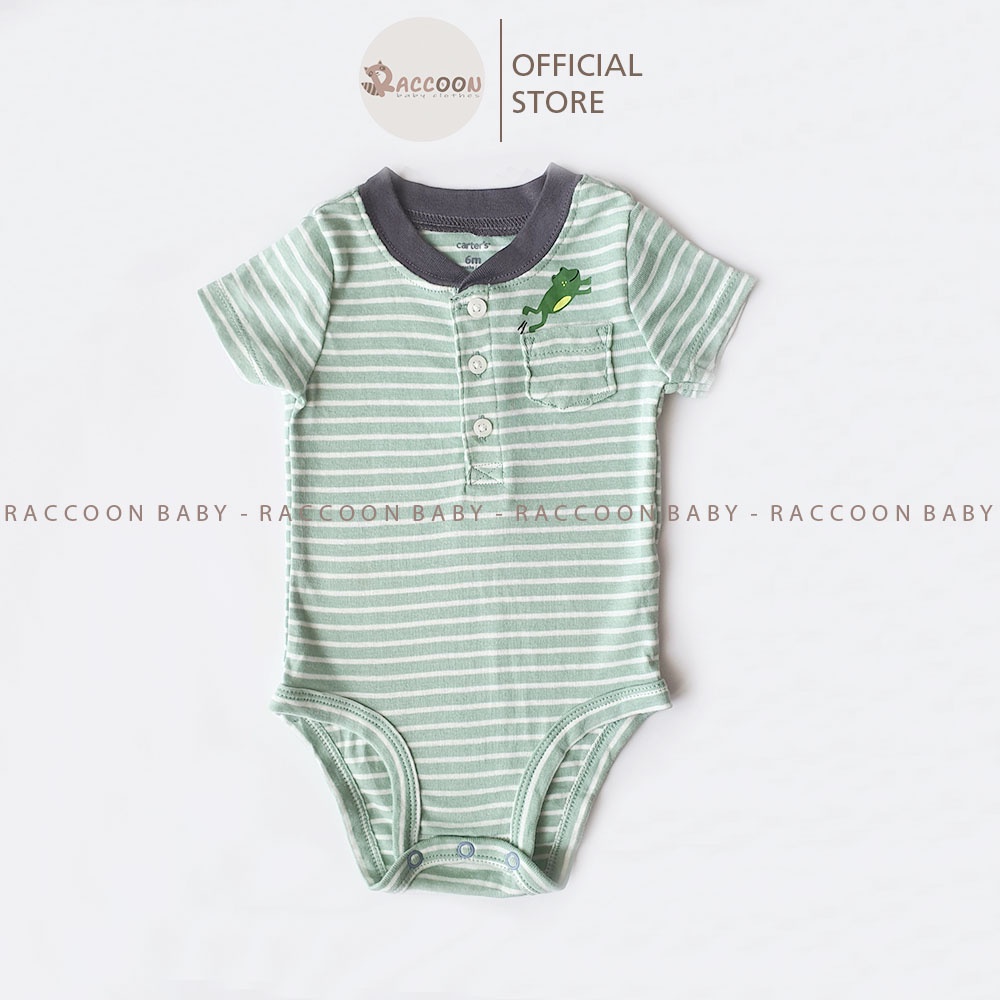 [SIZE 3-6M / 5.6-6.8KG] Áo tay ngắn body chip bé trai bé gái Carter's (chọn mẫu)