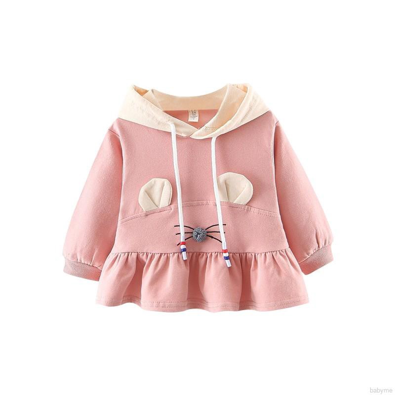 Áo hoodie dài tay in họa tiết dễ thương dành cho bé gái