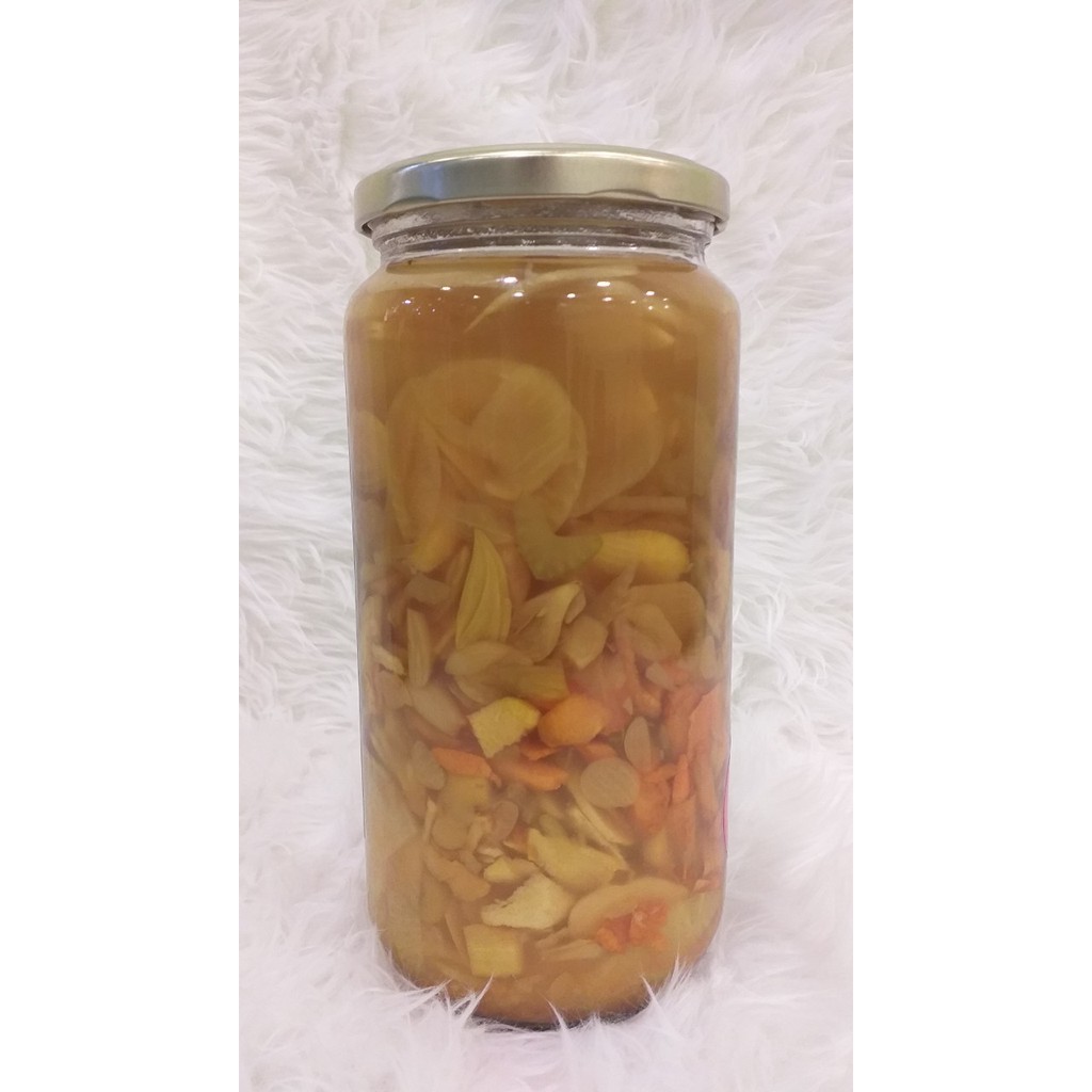 Giấm táo ngâm gia vị Viet Healthy 1000ml, kháng sinh tự nhiên trẻ em VietHealthy