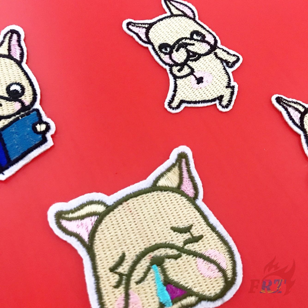 Miếng dán ủi họa tiết chú cún Pull trang trí trang phục dễ thương
