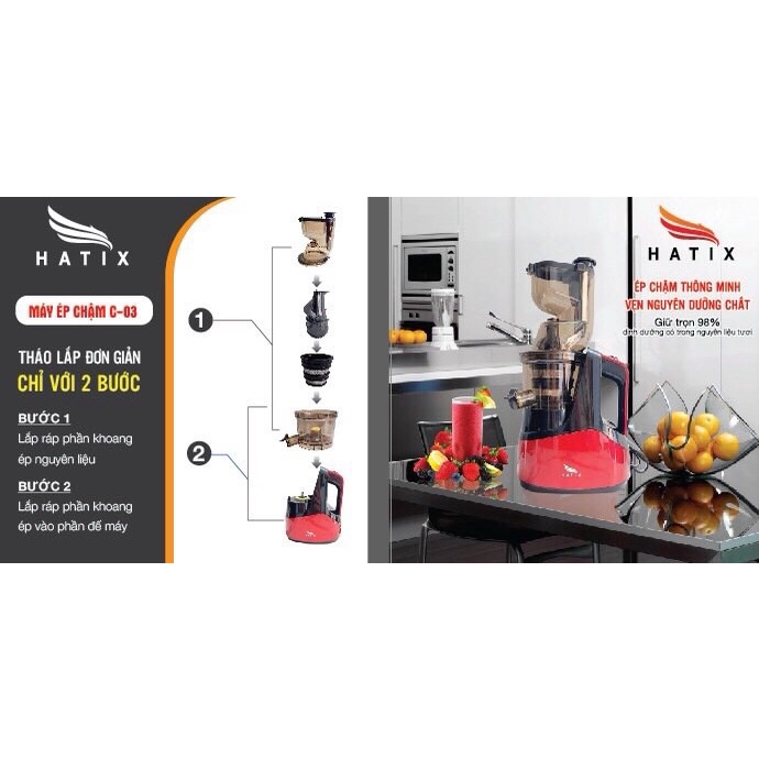 Máy Ép Chậm Hatix C3