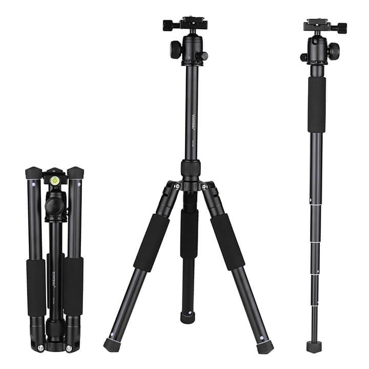 [Mã 44ELSALE2 giảm 7% đơn 300K] Tripod tích hợp Monopod Yunteng VCT-190