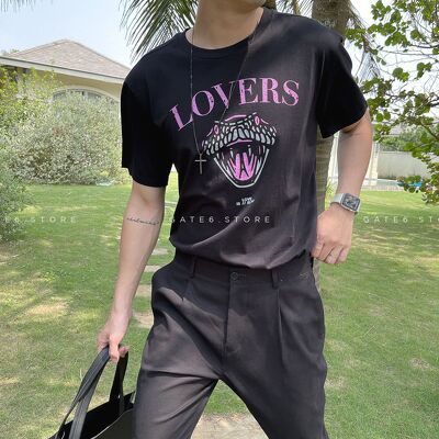 Áo thun Nam cổ tròn GATE6, phông ngắn tay Unisex premium 100% cotton co giãn regular fit Lovers - #G0010